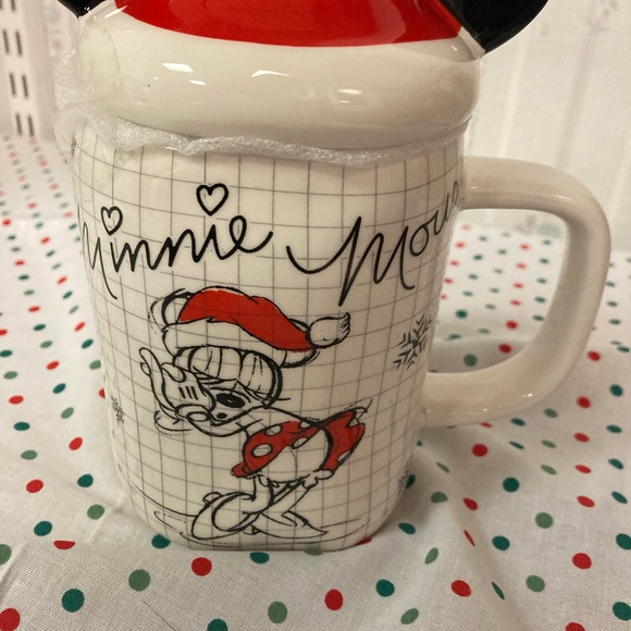 NIW Disney, Christmas, Minnie, and Mickey mouse topper mug - Picture 6 of 8